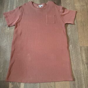 She and Sky Rust Midi Dress